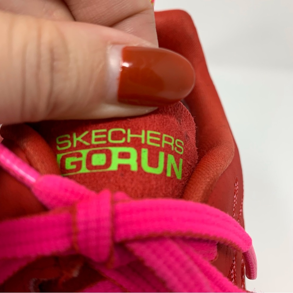 Skechers Max Cushioning Elite Spark Red and Pink Size 10 - Picture 12 of 16
